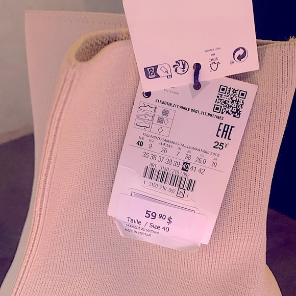 Zara Ankle Boot Size 9/40 - Picture 4 of 4